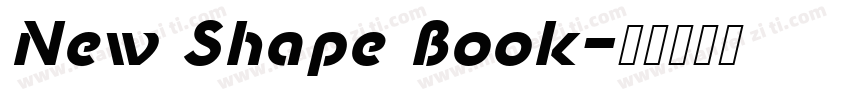 New Shape Book字体转换